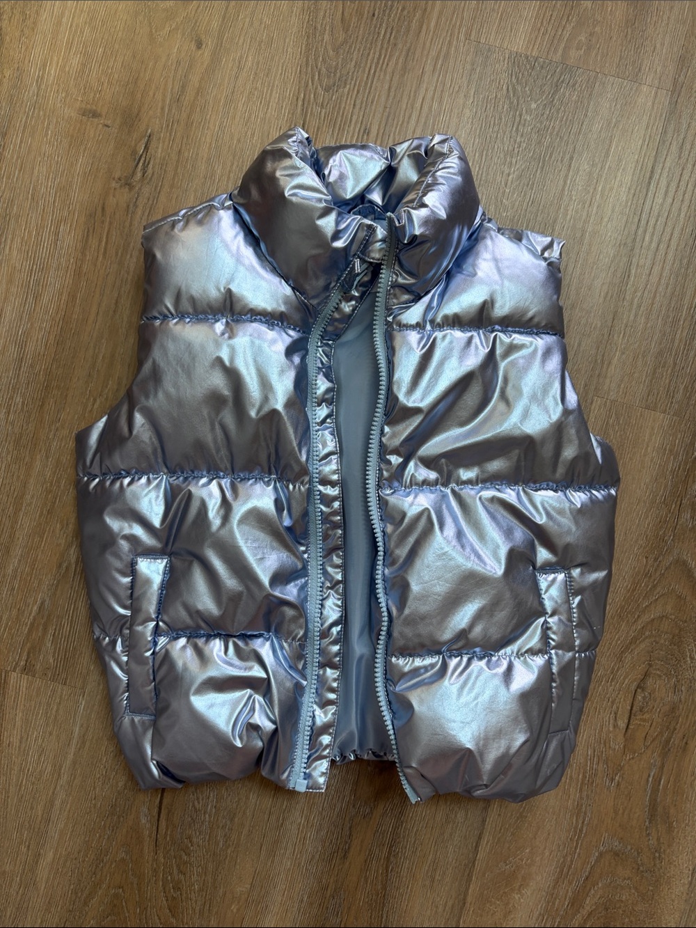 Iridescent Kids Puffer Vest - Lightweight Warmth